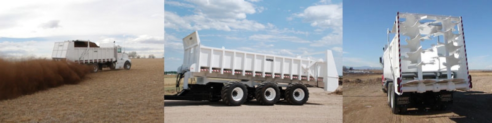 Manure spreaders feedlot machinery